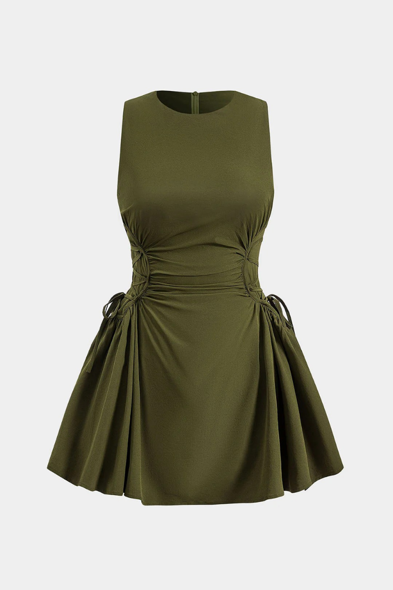 Elara Ruched Mini Dress