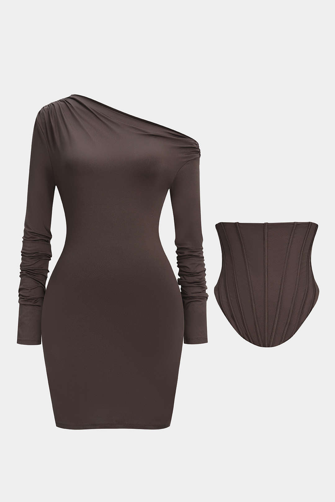 Calista Off Shoulder Corset Mini Dress