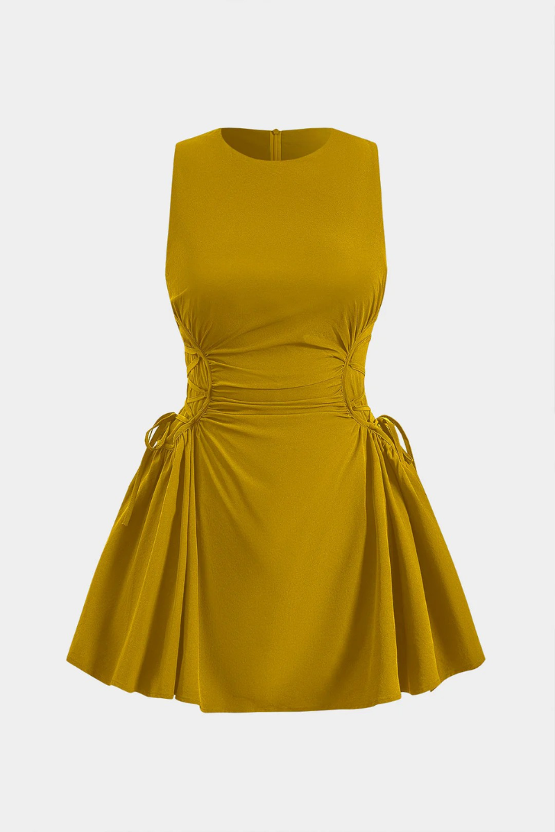 Elara Ruched Mini Dress