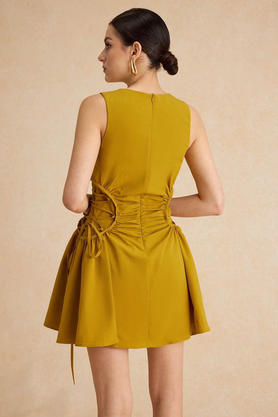 Elara Ruched Mini Dress