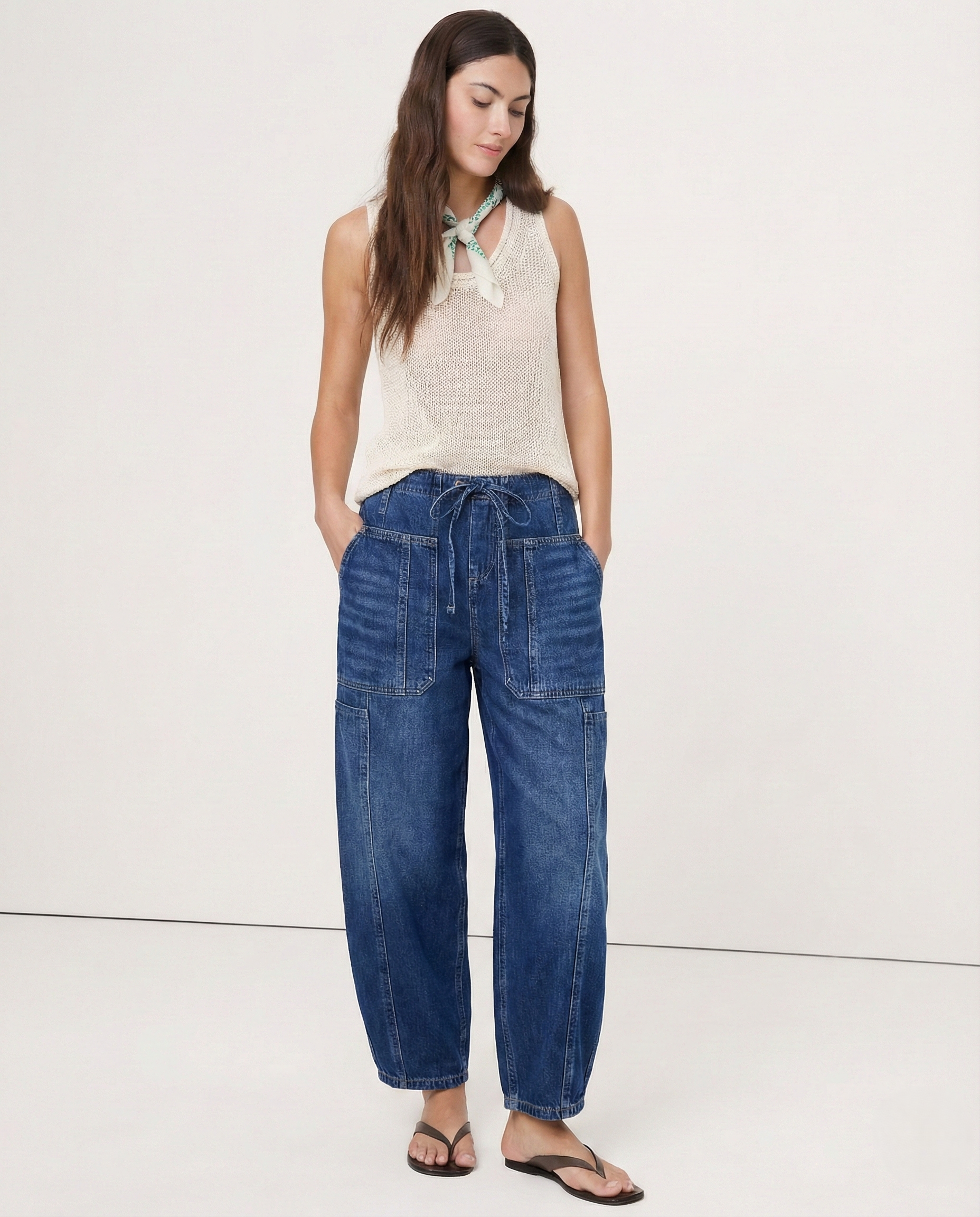 Marlowe Loose Fit Ankle Length Jeans